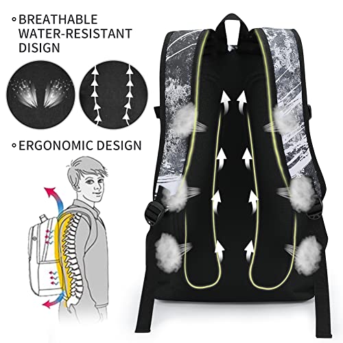 rickyh style School Backpack Travel Bag for Men & Women Lightweight College - color: 04 Ink