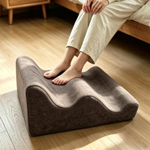 Foot Rest for Under Desk at Work (Khaki, 002) - color: Khaki, size: 002