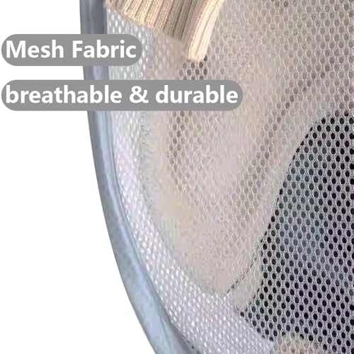 2 Pack Pop Up Laundry Hampers, Collapsible Mesh Laundry Basket, Foldable Clothes Hampers for Bathroom, College Dorm, Travel (Grey) - color: Grey