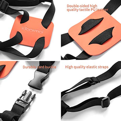 Luggage Straps ， Luggage add a Bag Strap，Travel Must Haves High Elastic Suitcase Adjustable Belt Bag Bungees with Buckles (Orange) - color: Orange