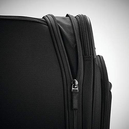 Samsonite 유니 성인용 프로 여행용 소프트사이드 확장 가능한 수하물 스피너 휠 포함, 블랙., Pro Travel 소프트 사이드 확장형 수하물 스피너 휠 포함 - size: Checked-Large 29-Inch
