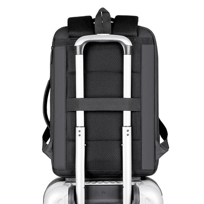 Kamlui Laptop Backpack for Men 17.3 inch Travel Computer Bag - color: Black280