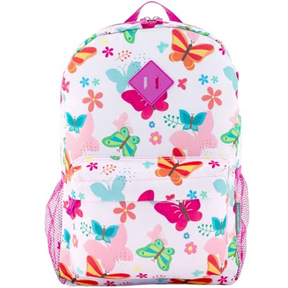 Travelers Club 5 Piece Kids' Luggage Set, Butterfly - color: Butterfly