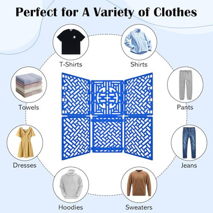 Geniusidea T Shirt Folder Board Clothes Folding Tool for Laundry Organizer