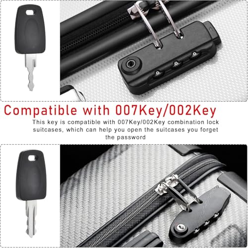 Master Lock 2 Pack Luggage Keys Compatible with 002 Key - size: 002×2