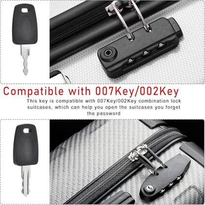 Master Lock 2 Pack Luggage Keys Compatible with 002 Key - size: 002×2