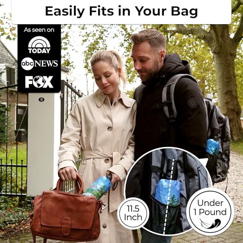 TUMELLA Strongest Windproof Travel Umbrella (Compact, 100MPH Wind-Tested), Light, Portable, One-Handed Use, Automatic Folding Rain Umbrella, Durable, Premium Grip, Fits Car & Backpack - color: Beach Life