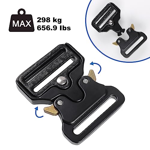 Vigorport Luggage Hook Strap, J Hook for Add A Bag Luggage Travel Essential - size: Large size/Metal buckle