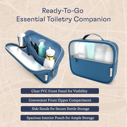 Shacke 8 Set Packing Cubes for Travel, Shoe & Toiletry Bags (Navy Blue) - color: 8 Set - Navy Blue, size: Set of 8