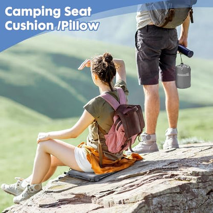 Airplane Travel Seat Cushion. 2, Grey - color: Grey