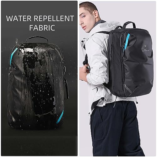 TANGCORLE Travel Backpack, 45L Carry On, Airline Approved - color: Black-b45