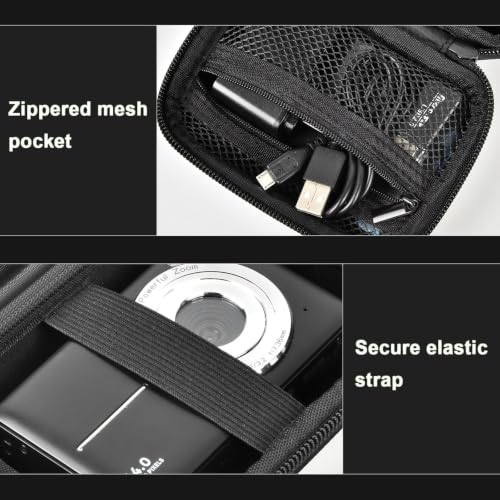 ALKOO Digital Camera Case for CAMKORY, Camera Pouch for KODAK Pixpro -Black - color: Black