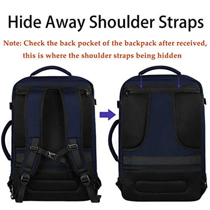 MATEIN Weekender Backpack, Large Capacity Travelling Suitcase Backpack - color: Blue, size: X-Large