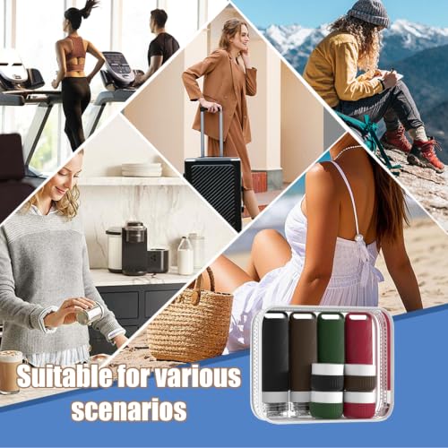 Travel Toiletry Containers 26Pcs Silicone Leakproof TSA Approved Set - color: Color Mixing A