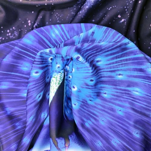 Suitcase Cover 3D Print Design Travel Luggage Protector Trolley Case Cover 22"-24" Sleeve, BluePeacock - color: BluePeacock, size: M(Fits to 22"-24" Trolley Case)