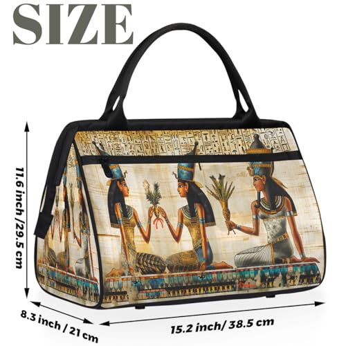 Ethnic Egypt Weekender Overnight Bag for Women Travel Gym Sport - color: D 020