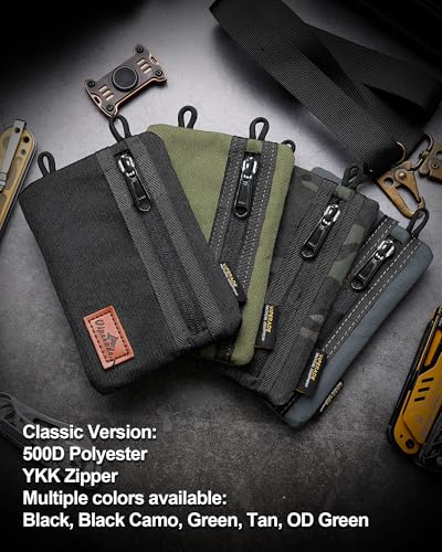 VIPERADE VE1 Pocket Organizer EDC Pouch for Men EDC Organizer Daily Carry - color: Grey