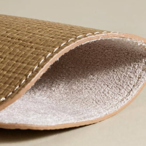 OLETHA Soft Glasses Case for Sunglasses, Readers & Eyeglasses, 2 Pack | Aesthetic slim faux leather pouch also fit eyeglasses; slip into a purse or handbag; microfiber cushion against scratches - color: Raffia-embossed, Wheat