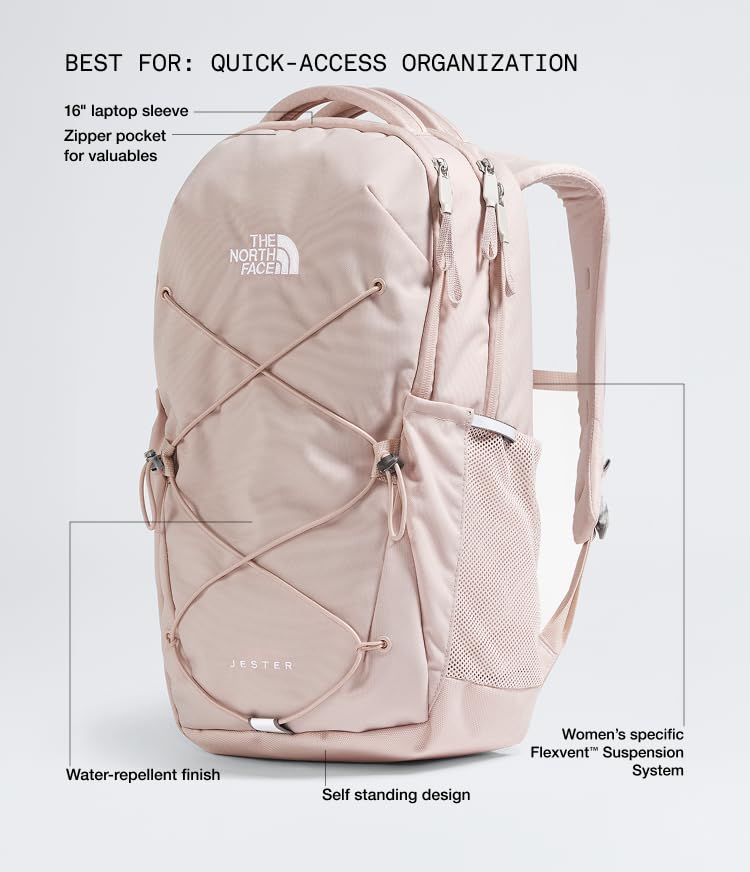 The North Face Women's Jester Everyday Backpack, Pnk Moss, One Size - color: Pink Moss