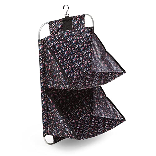 Vera Bradley Women's Softside Rolling Suitcase Luggage, Black, 22" Carry On & 27" Check In - color: Black, size: 22" Carry On & 27" Check In