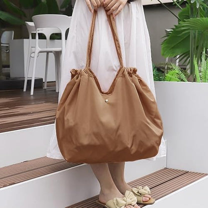 Reusable Grocery Bags,Reusable Shopping Bags,Folding Bags Totes,Stretchable and shrinkable shopping bag for Groceries - color: Khaki