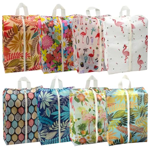 Travel Shoe Bags Waterproof Portable Shoe Storage Pouch with Handle for Men & Women - style: Style 4