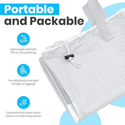 메시 세탁 가방 61 x 91.4cm(24 x 36인치), 2팩 - Handy Laundry 튼튼한 네트 백 - color: 화이트., size: 2-Pack
