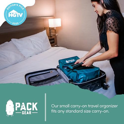 Pack Gear Hanging Carry-On Closet Organizer, Mesh Green - color: Mesh Green