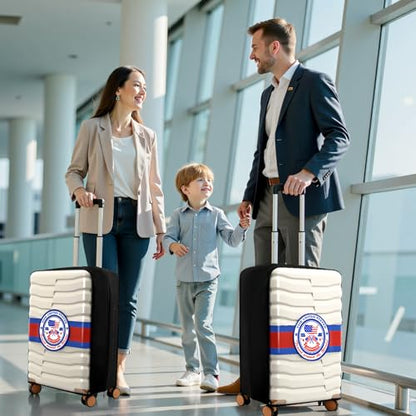 2 Pieces Clear PVC Suitcase Cover Protectors 20'' + 24'' - color: Badge-20/24 inches