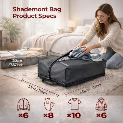 Travel Vacuum Storage Bags - Compression Luggage Packing Organizers for Suitcases & Backpack - 21L Reusable Waterproof Space Saver - Carry On Cubes (Black - no Pump) - style: 1pc Black – No Pump