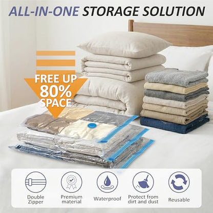 Vacuum Storage Bags with Hand Pump, Vacuum Seal Space Saver Bags,25 Combo - size: Combo