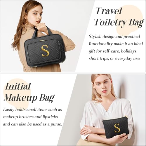 Personalized Hanging Toiletry Bag Travel Makeup & Cosmetic Bag Organizer - style: N