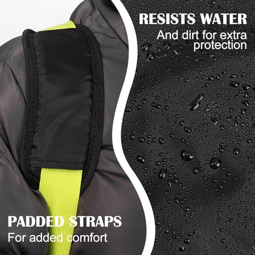 Car Seat Travel Backpack – Universal Fit Bag with Adjustable Backpack Straps, Water-Resistant Airplane Travel Essentials with ID Window