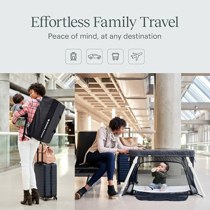 Guava Lotus Travel Crib with Lightweight Backpack Design | Baby Travel Bed