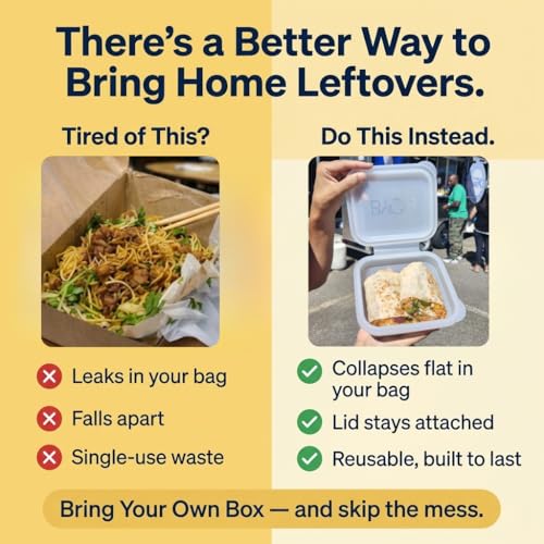 BYOB Collapsible Silicone Food Containers with Attached Lids – Reusable To-Go & Leftover Containers, Platinum Silicone, Leak-Resistant – 4 Pack (White) - color: White 4-Pack
