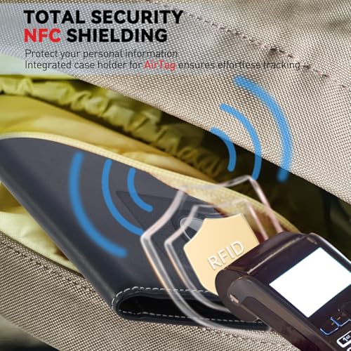 RFID Blocking Slim Minimalist Long Travel Wallet Genuine Leather Passport Holder Travel Cover (Green), Ckhzt - color: Green