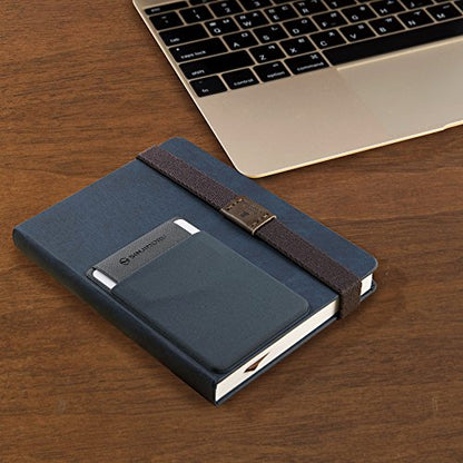 Sinjimoru Card Holder for Back of Phone, Stick on Phone Wallet, Beige - color: Beige