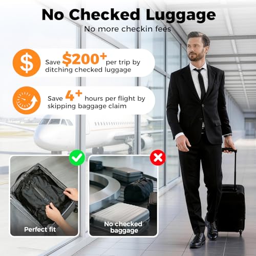 Travel Vacuum Bags with Pump 25L Vacuum Seal Bag for Clothing Travel 2 Pack