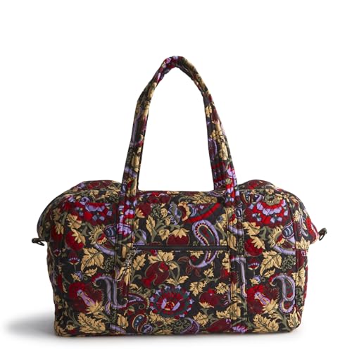 Vera Bradley Women's Miramar Weekender Travel Bag - Premium Cotton - color: Midnight Garden Paisley