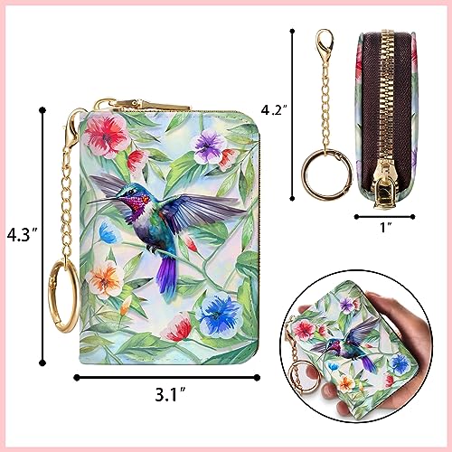 Blusabaca RFID Credit Card Holder Small Women Travel Wallet, Bird - color: Bird