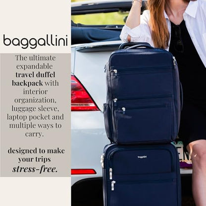 Baggallini Modern Convertible Travel Backpack - color: French Navy