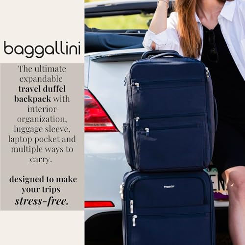 Baggallini Modern Convertible Travel Backpack - color: French Navy