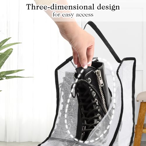 2 Set Boot Storage Bag, Portable Boots Protector Travel Shoes Bag - size: Tall/Short