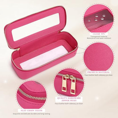 Pinkmik Makeup Brush Case, Fuxia, SLIM - color: B/Fuxia, size: SLIM