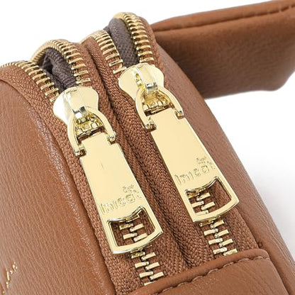 INICAT Small Crossbody Bags for Women, Mini Travel Sling Purse - color: Brown, size: Large