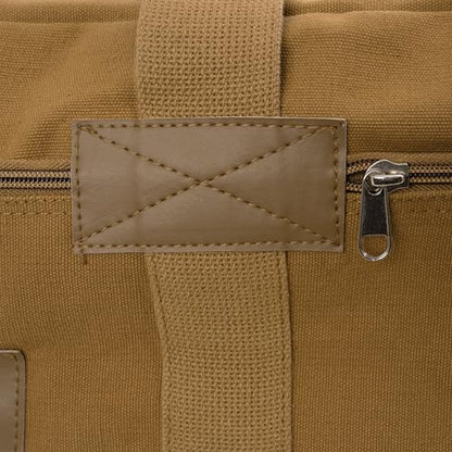Rothco Active-Duty Canvas Bag - Durable Gear Duffle for Any Adventure, 100L - color: Coyote Brown