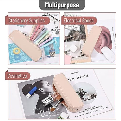 Mr. Pen- Silicone Pencil Case, Aesthetic Pencil Bag for Women, Makeup Pouch - color: Malibu Dune