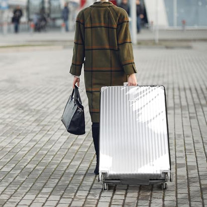 Veki Clear Luggage Covers for Suitcase TSA Approved, PVC Suitcase Cover, 26 - size: 26
