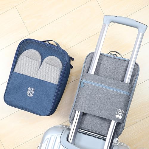 Shoe Bags - Portable Waterproof Organizer, Holds 3-4 Pairs - color: Pink