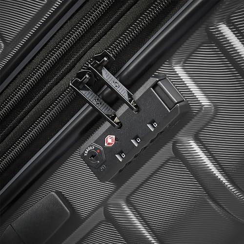 Samsonite Omni 2 Hardside Expandable Luggage with Spinner Wheels, 2-Piece Set (19/24), SOLID CHARCOAL - color: Solid Charcoal, size: 2-Piece Set (Carry-on/Medium)
